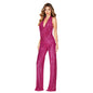 Sleeveless Halter Neck Sequined Jumpsuit