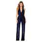 Sleeveless Halter Neck Sequined Jumpsuit